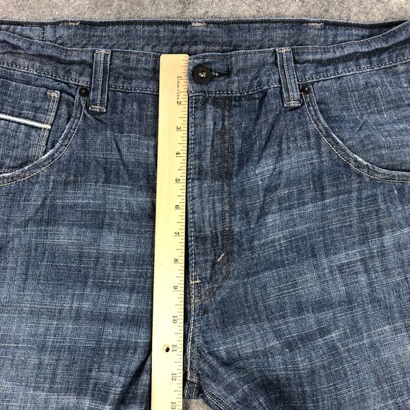Vintage Levis 559 Jeans Men 38x30 Blue Relaxed Straight Mid Rise Flap Pockets - Picture 14 of 16
